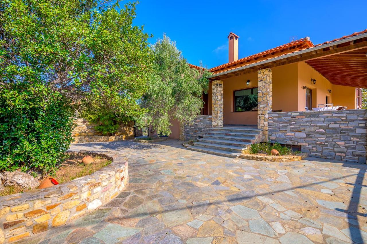 Luxurious Villa With Gorgeous View And Bbq Alexandroupoli Exterior foto